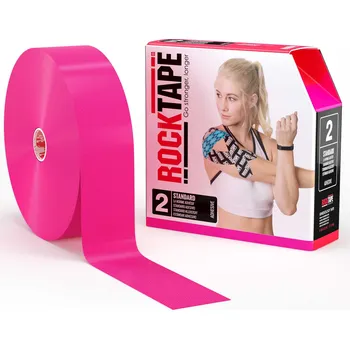 Tejpovací páska RockTape Bulk - 5 cm x 32 m - růžová