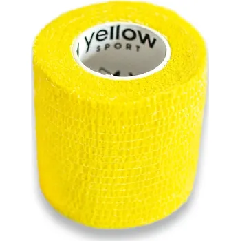 Tejpovací páska yellowBAND Kohezivní obinadlo - 5 cm žlutá
