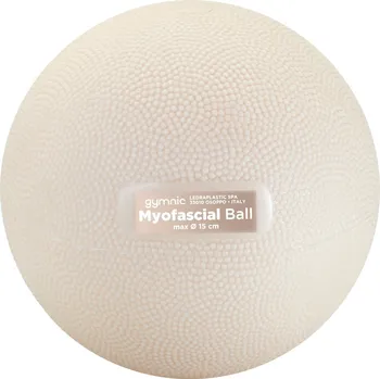 Gymnastický míč Myofascial Ball - 15 cm - smetanová