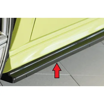 Rieger spoiler pod boční práh mont. strana levá pro Audi A3 S3 8V 5-dvéř. (sportback 8VA) vč. faceliftu, 05/13-08/16, 09/16-, plast ABS lakovaný do černé lesklé barvy