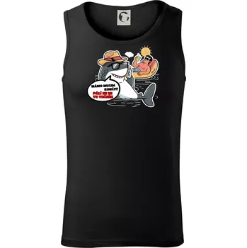 Žralok musím končit - Tílko pánské Core - XL ( Černá )