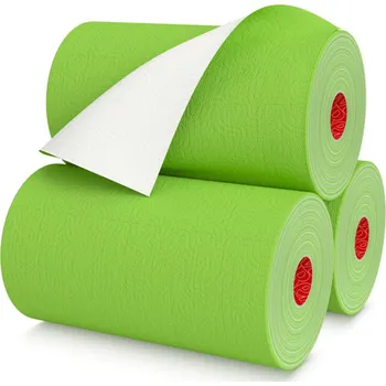 Papírový kapesník Papírové kuchyňské utěrky zelené 2-vrstvé, 1 role