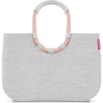 Nákupní taška Nákupní taška Reisenthel Loopshopper L Frame Twist sky rose šedá