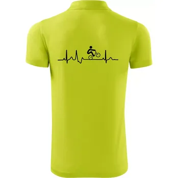 Pánská košile EKG BMX kolo - Polokošile Victory sportovní (dresovina) - 3XL ( Limetková )