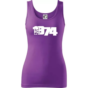 Dámské tričko Husákovo dítě - 1974 - Dámské tílko - XL ( Fialová )