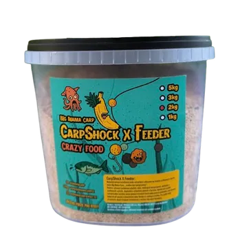Návnadová surovina Big mama carp CarpShock X Feeder CRAZY FOOD Oliheň 2 kg