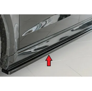 PC tuning Rieger spoiler pod boční práh mont. strana levá pro Audi RS3 8V 5-dvéř. (sportback 8VA / 8VF), 02/17-, plast ABS lakovaný do černé lesklé barvy