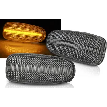 Směrový světlomet Mercedes E-KLASA W210 SEDAN/KOMBI 1995-2003 - LED blikače kouřovo bílé