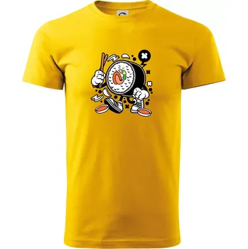 Pánské tričko Sushiman - Triko extra velké (5-8XL) - 7XL ( Žlutá )