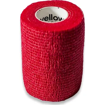 Tejpovací páska yellowBAND Kohezivní obinadlo - 7,5 cm červená