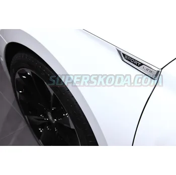 Polep vozidla Škoda Auto - LEVÝ emblém Sport Line