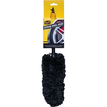 Meguiar's Supreme Wheel Brush - Medium - luxusní mikrovláknový kartáč na kola, střední, 35 cm