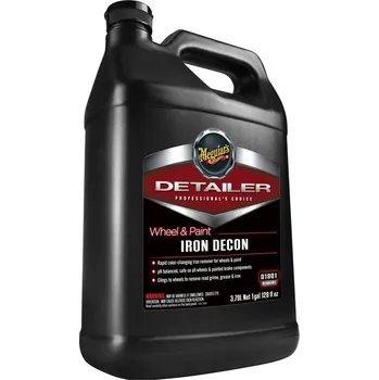 Meguiar's Professional Wheel & Paint IRON DECON - pH neutrální čistič disků s přebarvováním do ruda + chemická dekontaminace karoserie, 3,79 l