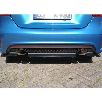 Nárazník Maxton Design Středový zadní Splitter V.2 pod originální zadní nárazník Mercedes A W176 AMG 2013-2015 Pre-Face.