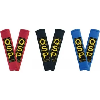 Potah na volant Návleky bezpečnostních pásů QSP - černé 2"