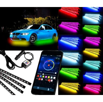 LED páska Exterierové LED neony MULTICOLOR pro iOS, Android