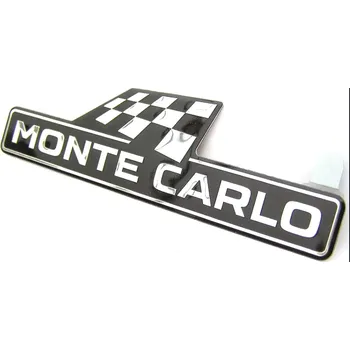 Polep vozidla ŠKODA - boční nápis MONTE CARLO 2020 original, sada L + R