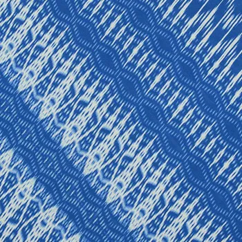 Úplet bílo-modrý diagonální vzor, š.145