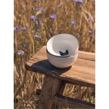 Sinsay - Sada keramických misek s motivem slepice 2-pack - bílá - 440EA-00P - 440EA-00P-ONE-2