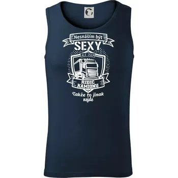Nesnáším být sexy - Řidič kamionu ERB - Tílko pánské Core - 2XL ( Námořní modrá (velmi tmavá - téměř černá) )