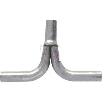 Výfuková trubka Rozdvojovací trubka tvar T vnější průměr vstup 63,5 / výstup 63,5mm