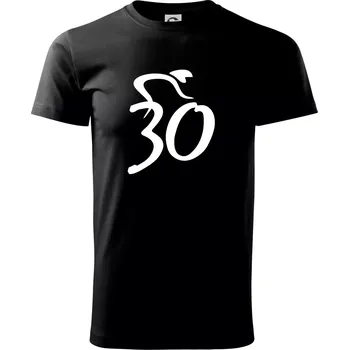 Cyklista slaví třicítku (30) - Triko extra velké (5-8XL) - 7XL ( Černá )