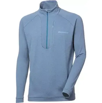 Pánská mikina PROGRESS Progress CUBIC ZIP pánská sportovní mikina, modrošedá velikost XL