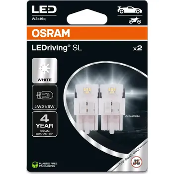Povinná bezpečnostní výbava OSRAM LED autožárovky LEDriving SL W21/5W, bílá