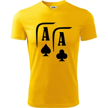 Chlapecké tričko Poker AA - Dětské triko sportovní (dresovina) - 122 cm/6 let ( Žlutá )