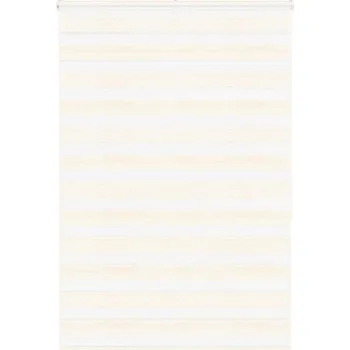 Stavebniny vidaXL Zebra roleta 125x200cm šířka látky 120,9cm polyester [4014786] Mramorově béžová