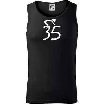 Pánské termoprádlo Cyklista slaví pětatřicítku (35) - Tílko pánské Core - L ( Černá )