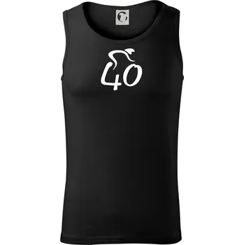 Pánské termoprádlo Cyklista slaví čtyřicítku (40) - Tílko pánské Core - 2XL ( Černá )