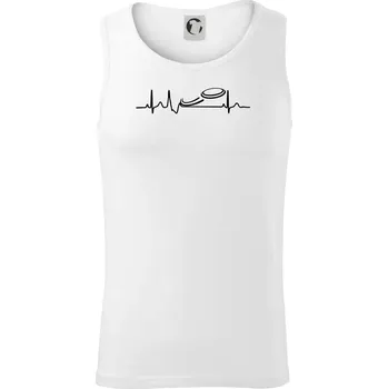 EKG frisbee discgolf talíř - Tílko pánské Core - XL ( Bílá )