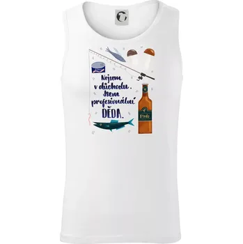 Profesionální děda (studio-arte.cz) - Tílko pánské Core - M ( Bílá )