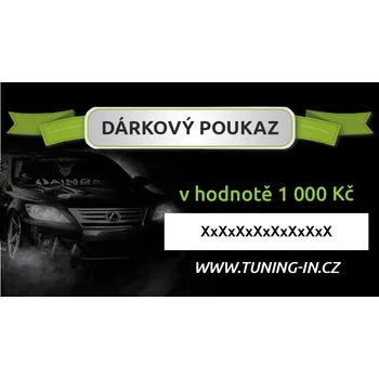 Dárkový potravinový koš Dárkový poukaz - TUNING-IN 1000Kč