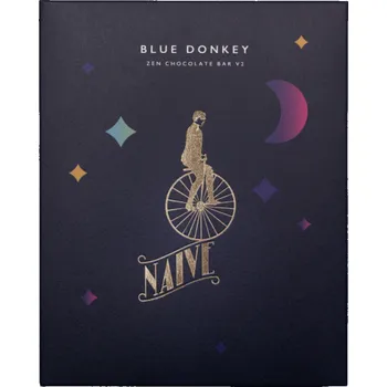 Čokoláda Naive BLUE Donkey Čokoláda - Spánková oslí darkmilk ZEN v2 (bez cukru), 50 g