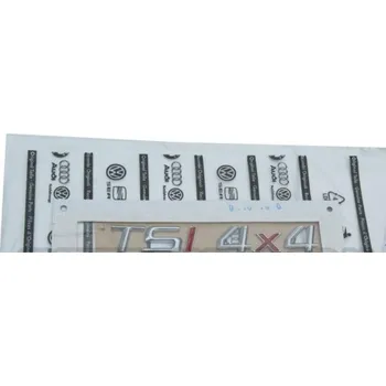 Polep vozidla Škoda Superb II - Logo TSI 4X4