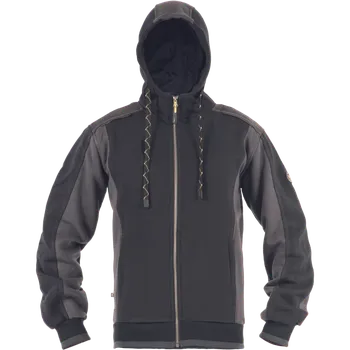 Pánská mikina Cerva Mikina DAYBORO s kapucí černá 4XL