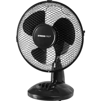 Domácí ventilátor Elektrický ventilátor stolní 23cm, 25W, černý