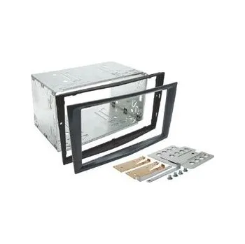 ISO redukce Rámeček autorádia 2-DIN Opel Corsa D tm.šedá lesklá