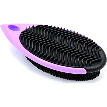 Poka Premium Shaggy purple rubber brush kartáč na psí chlupy