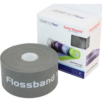 Kompresní guma Flossband by Sanctband, extra dlouhá, 5 cm x 3,5 m - mocca - super silná