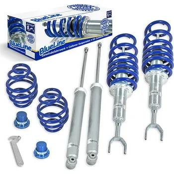 Tuning Audi A6 (4B, C5) včetně Avant, kromě Quattro, výškově stavitelný podvozek, JOM Blue Line