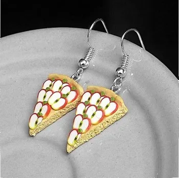 Náušnice CircusMind Sladké náušnice Fimo - jablečné koláče S3429