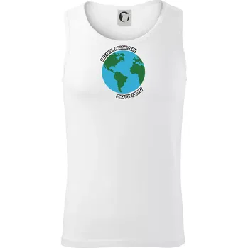 Zastavte zemi chci vystoupit - Tílko pánské Core - 2XL ( Bílá )