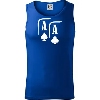 Poker AA - Tílko pánské Core - S ( Královská modrá )