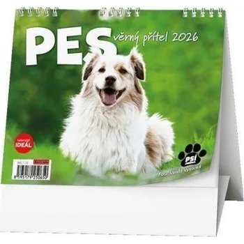 Kalendář Kalendář stolní týdenní Ideál Pes věrný přítel