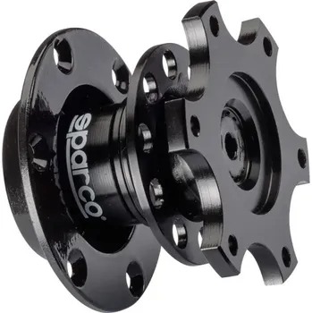 Tuning Sparco Quick Release odpojovač volantu - černý - 6x70mm