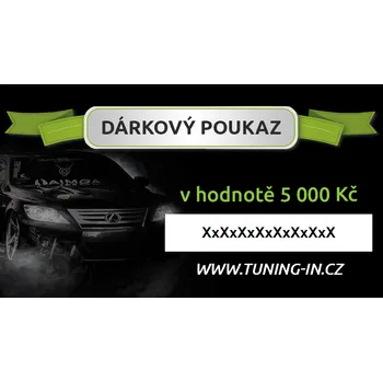 Dárkový potravinový koš Dárkový poukaz - TUNING-IN 5000Kč