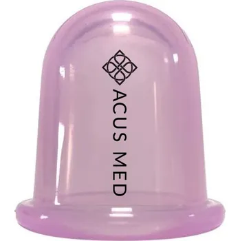 Masáž Silikonová baňka na masáž těla Acus Med - fialová 5 cm